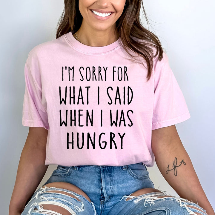 I'm Sorry For What I Said - Bella Canvas