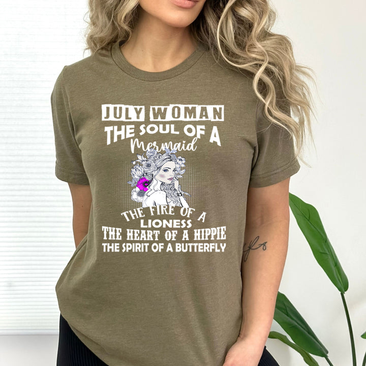 July Woman (The Fire Of Lioness) - Bella Canvas