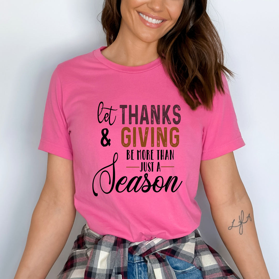 "Let Thanks & Giving"