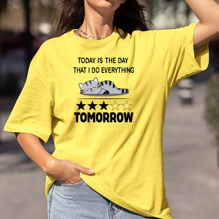 I Do Everything Tomorrow - Bella canvas