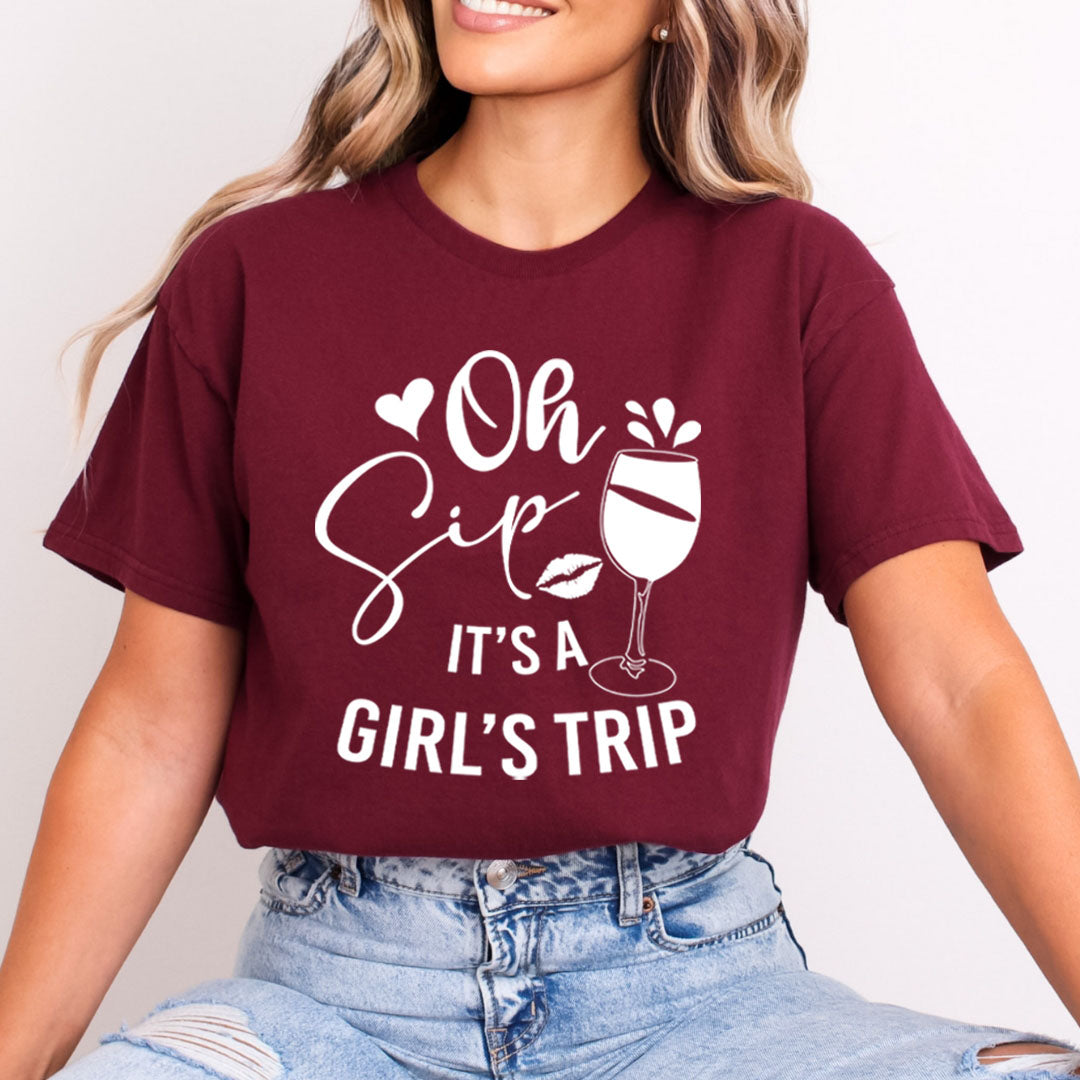 Oh Sip It's Girls Trip - Bella Canvas