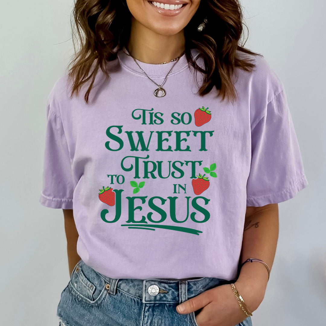 Tis Is So Sweet To Trust In Jesus - Bella Canvas