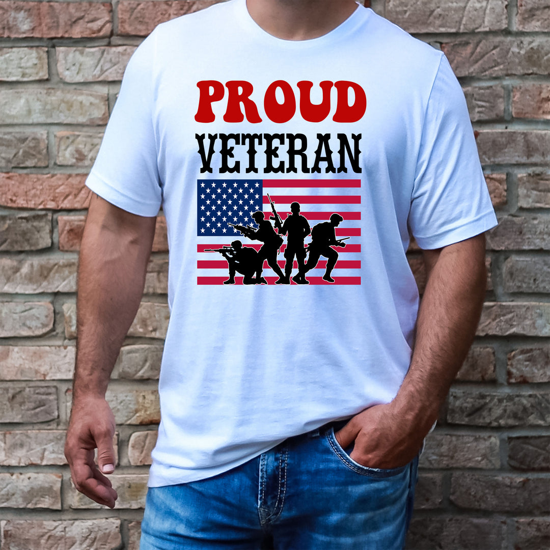 Proud Veteran - Men's Tee