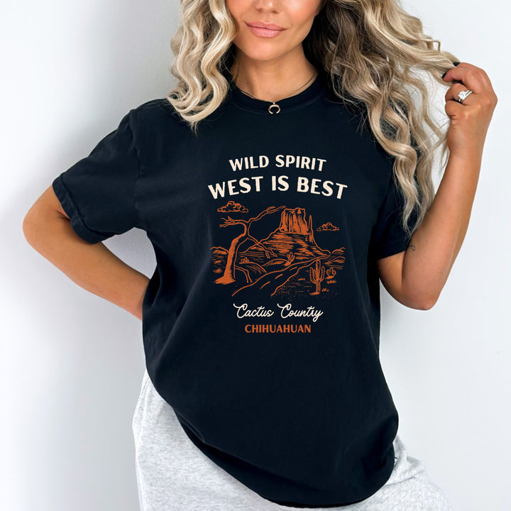 Wild Spirit West Is Best  - Bella Canvas