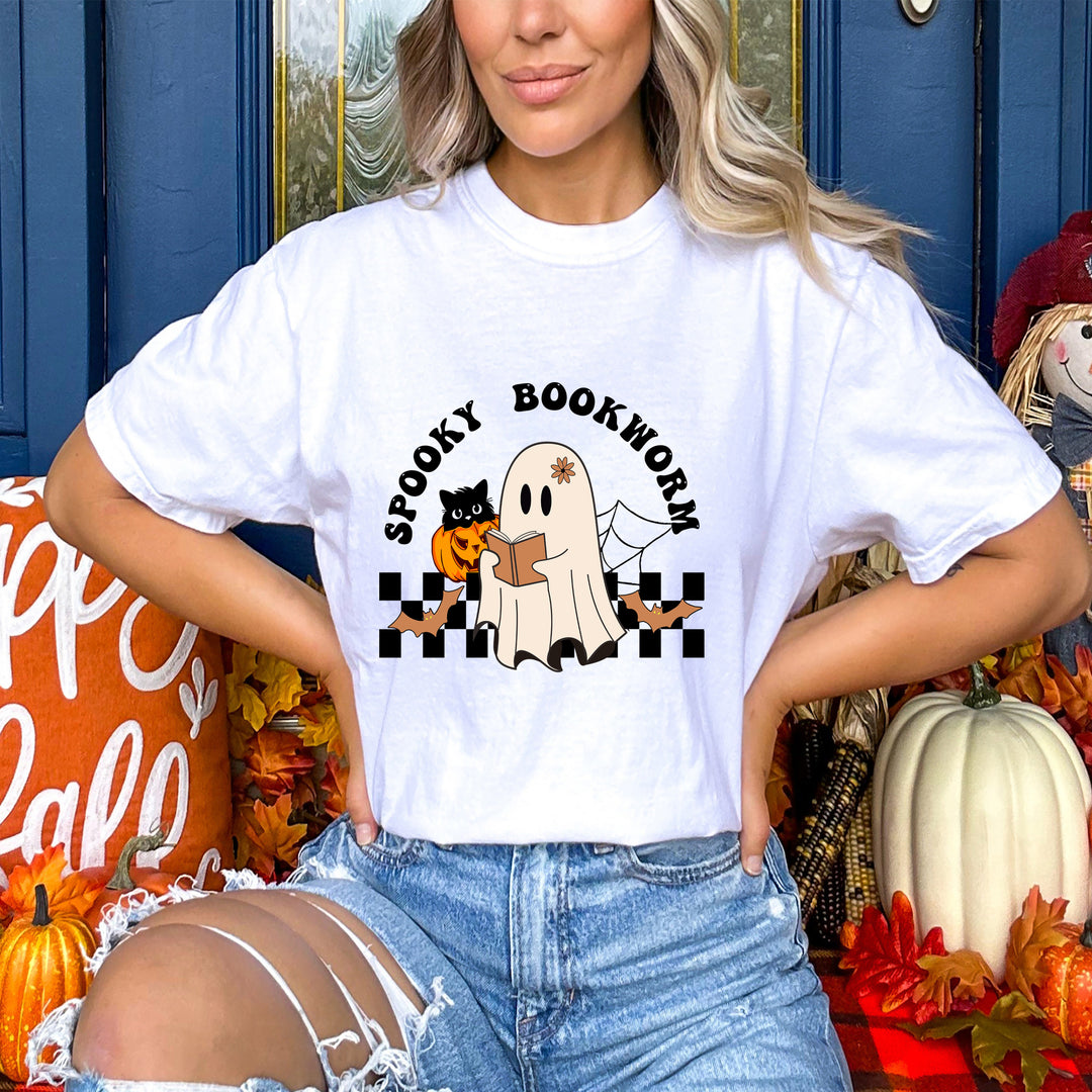 Spooky Bookworm - Bella canvas