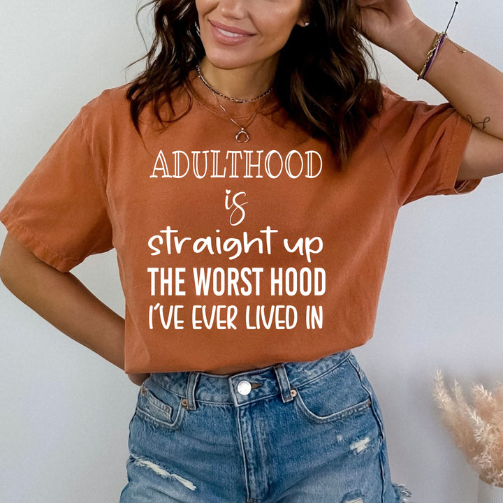 Adulthood Is Straight Up - Bella Canvas