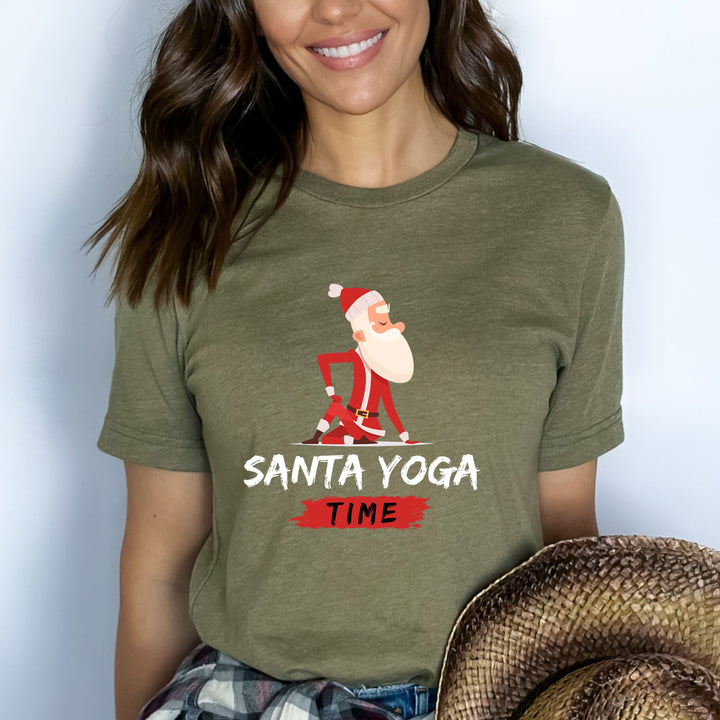 Santa Yoga Time - Bella canvas