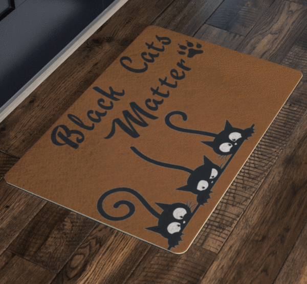 Black Cat Matter, Pets Special Doormat For homes Exclusive ( Best price Deal) - LA Shirt Company