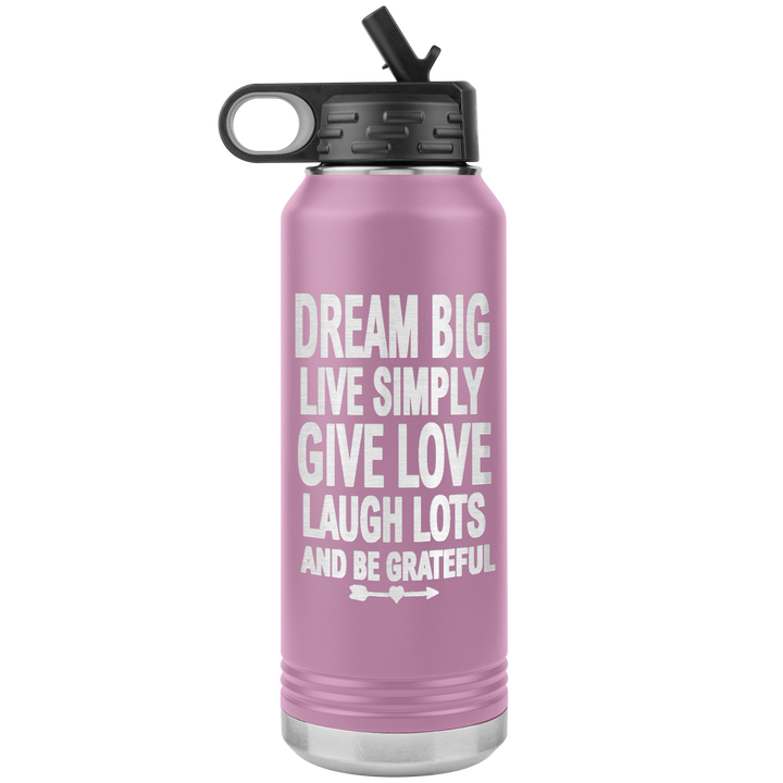 "Dream Big" 32OZ WATER BOTTLE INSULATED