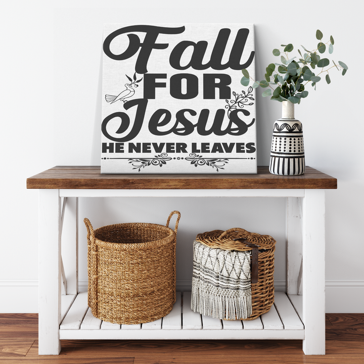 'FALL FOR JESUS' CANVAS
