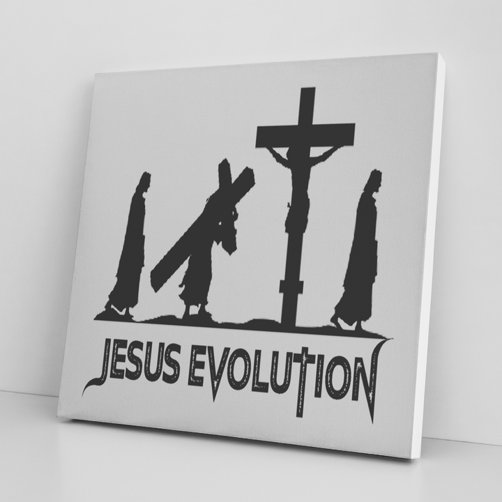 " jesus Evolution " Canvas