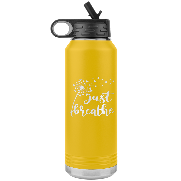 "Just breathe" 32OZ WATER BOTTLE INSULATED