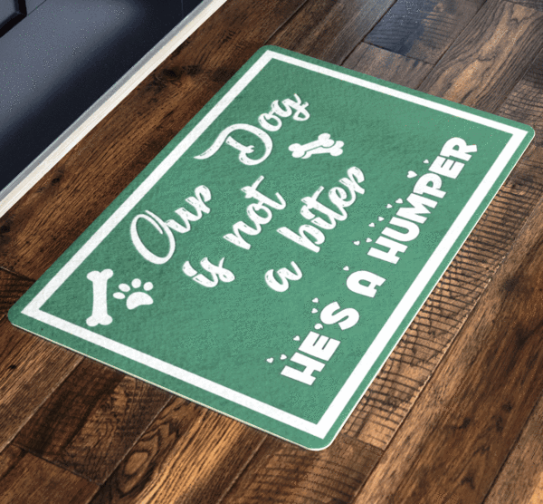 Our Dog is Not A Biter, Pets Special Doormat For homes Exclusive ( Best price Deal) - LA Shirt Company