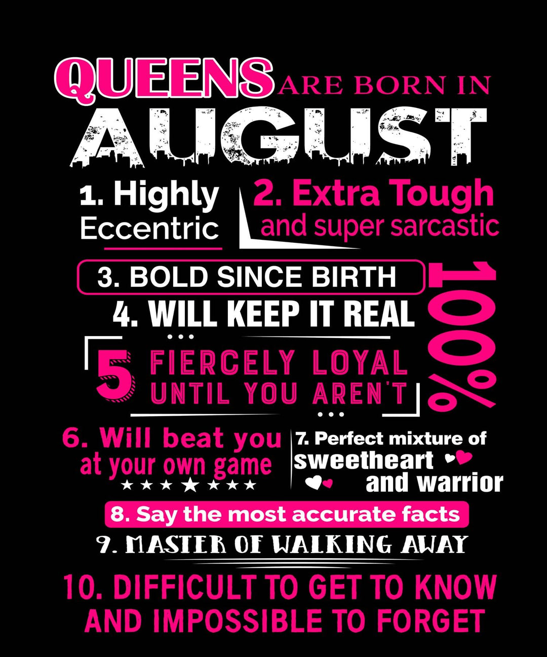 10 REASONS QUEENS ARE BORN IN AUGUST, GET BIRTHDAY BASH