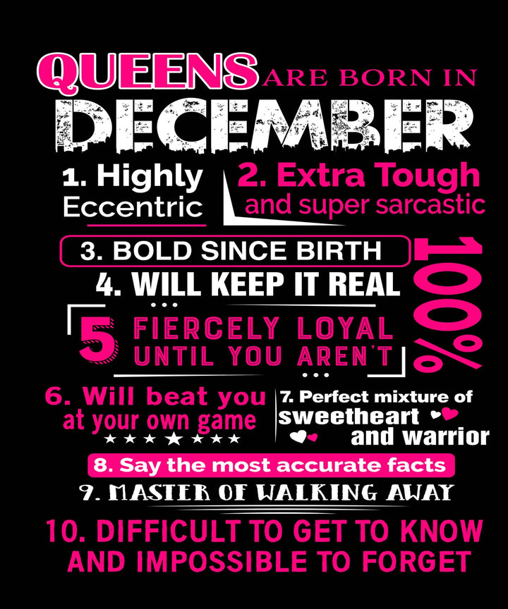 10 REASONS QUEENS ARE BORN IN DECEMBER, GET BIRTHDAY BASH