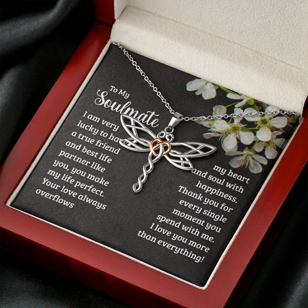 Dragonfly Necklace For Soulmate