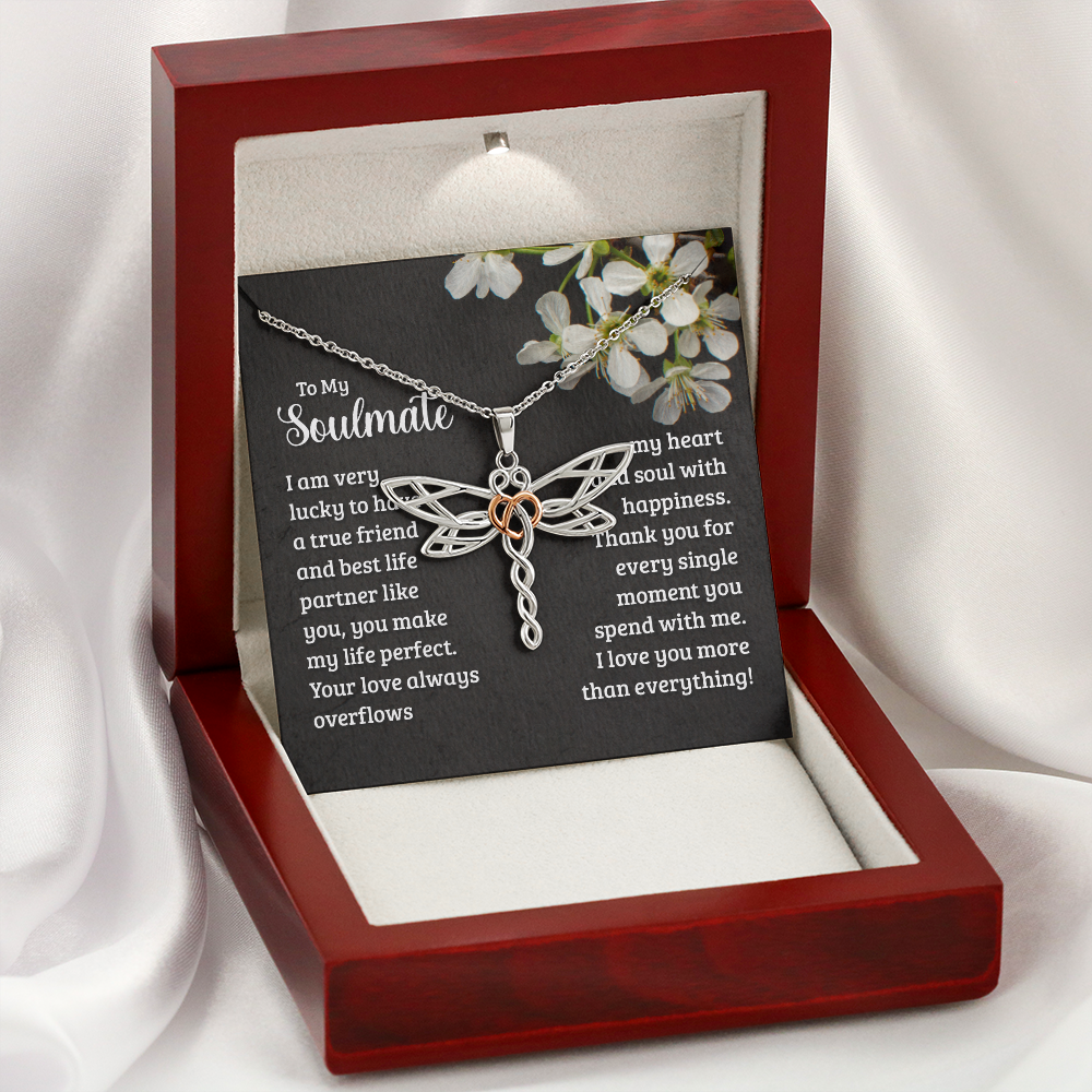 Dragonfly Necklace For Soulmate