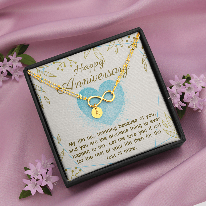 Infinity Bracelet For Anniversary Gift