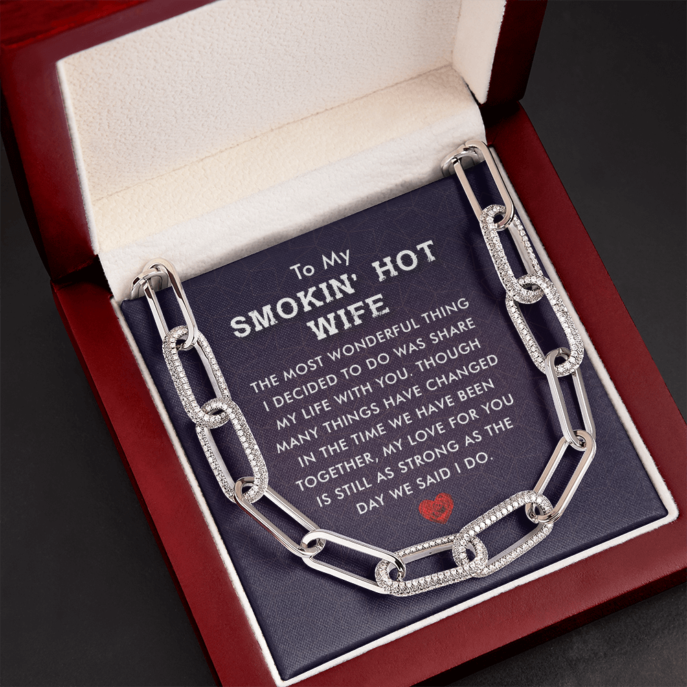 To my love-THE MOST WONDERFUL THING Forever Linked Necklace