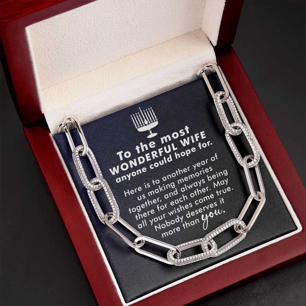 To the most wonderful wife Forever Linked Necklace