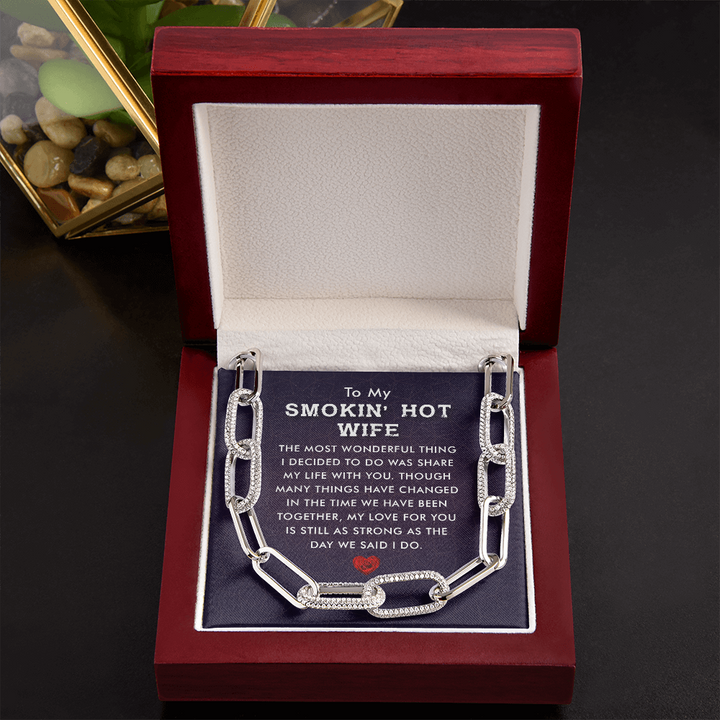 To my love-THE MOST WONDERFUL THING Forever Linked Necklace