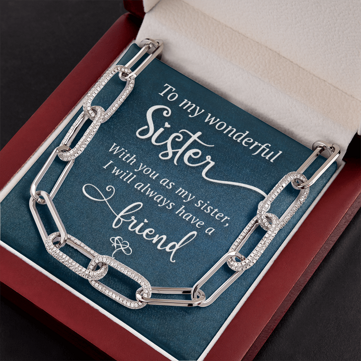 To my wonderful sister Forever Linked Necklace