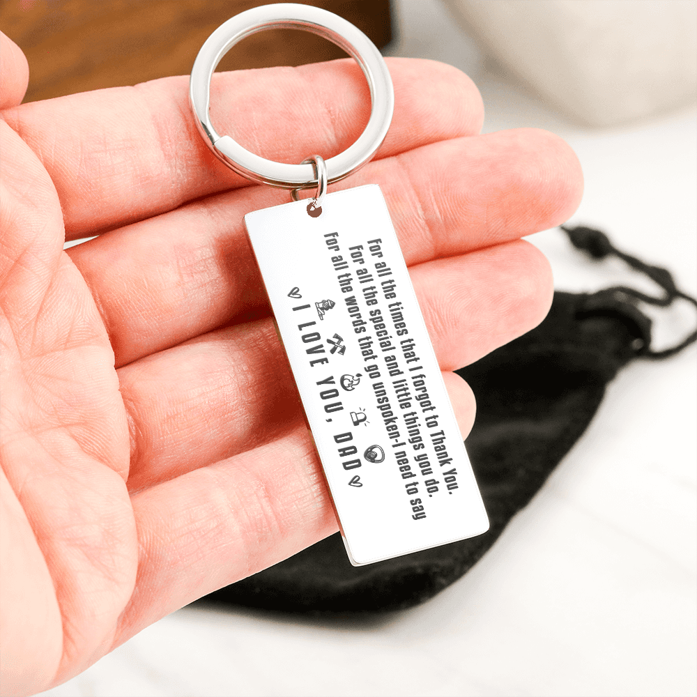 keyring "For all the times that "