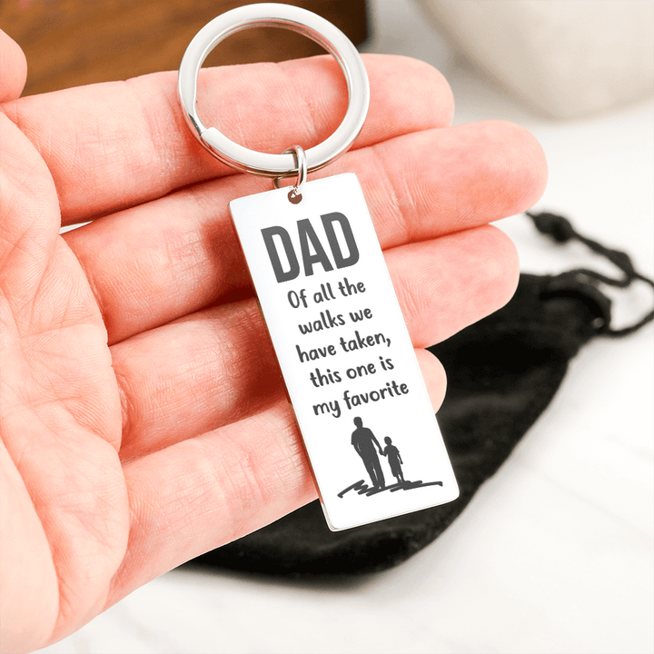 keyring "Of all the walks"