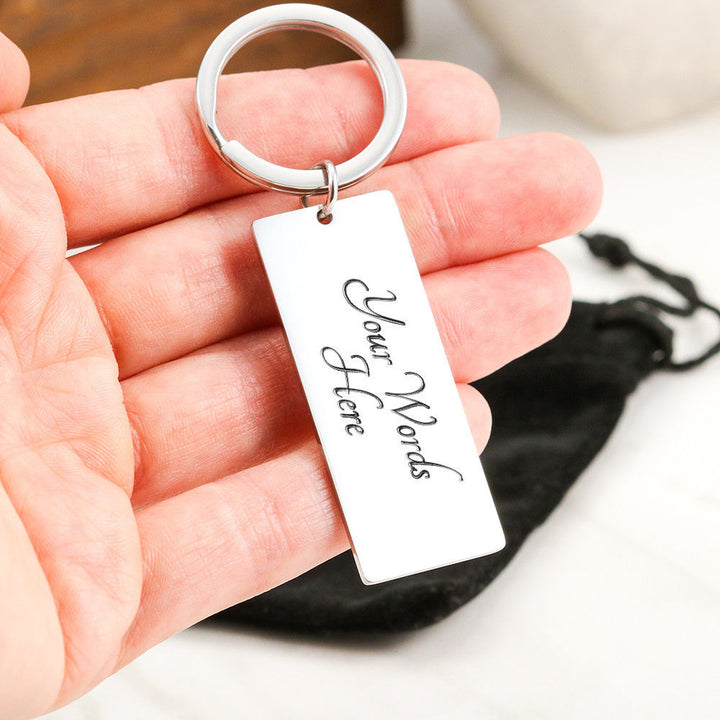 keyring "Of all the walks"
