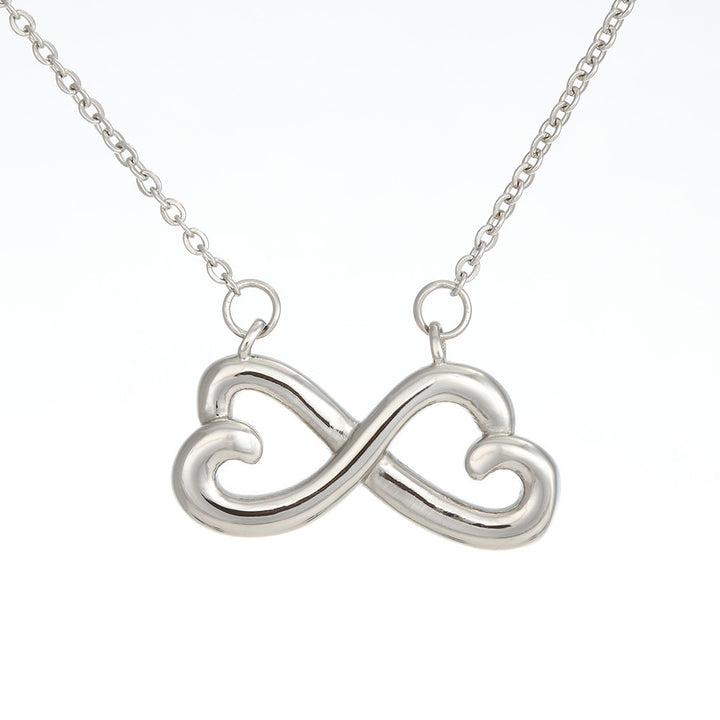 Heart Shaped Infinity Necklace For Birthday Gift
