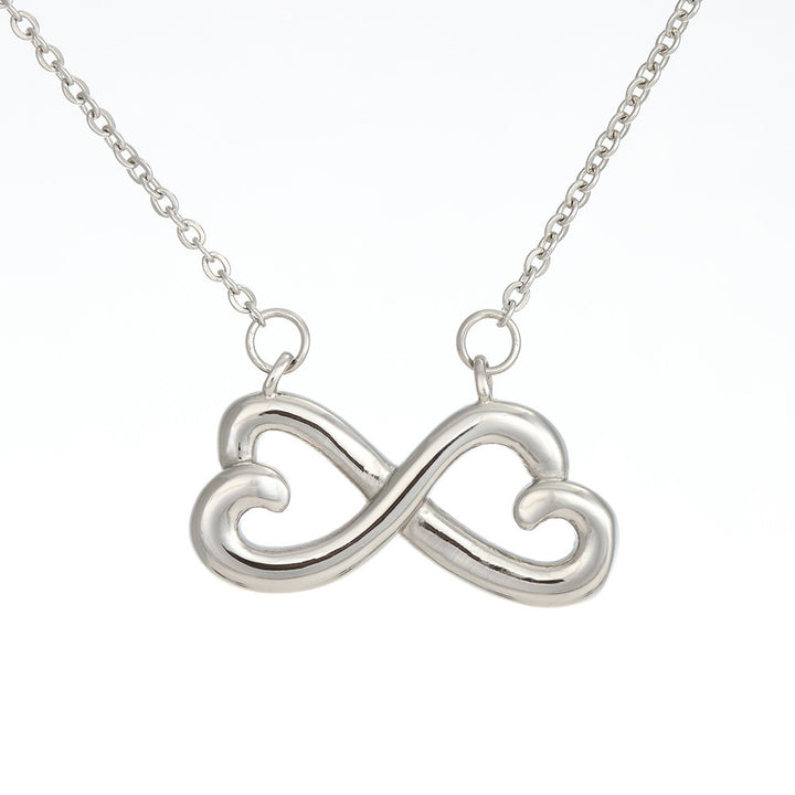 Heart Shaped Infinity Necklace For Wife