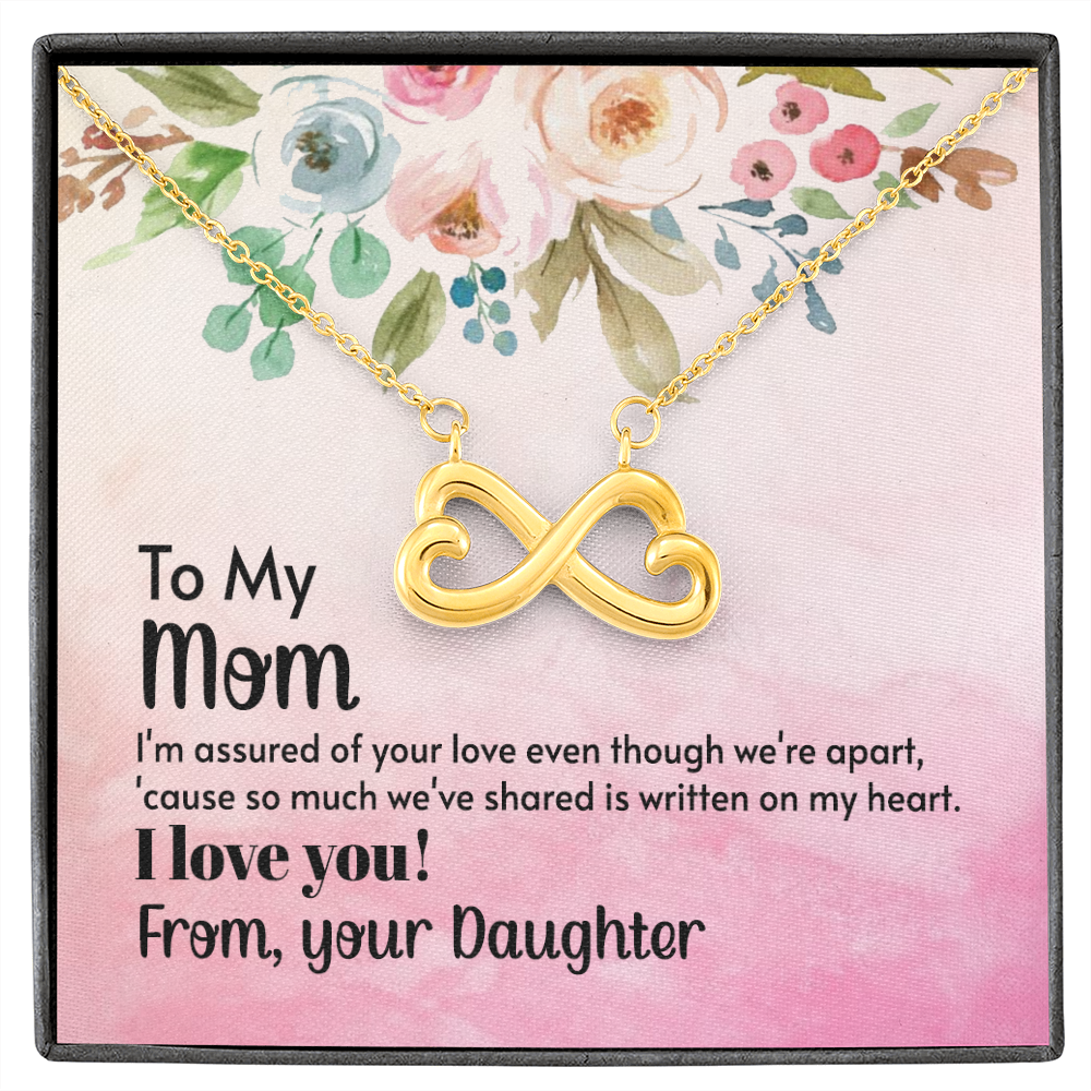 Heart Shaped Infinity Necklace For Mom