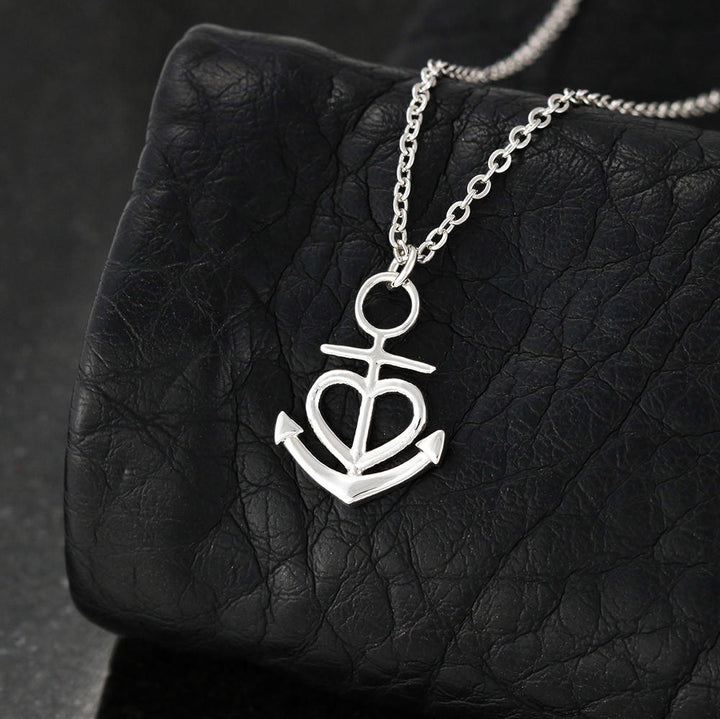 Love is bond Anchor Necklace