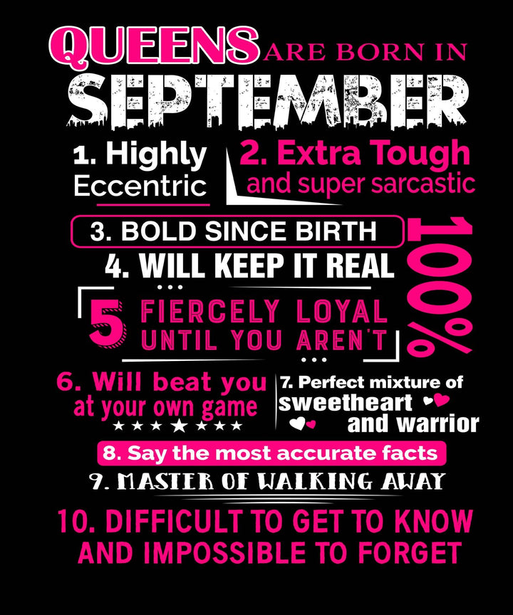 10 REASONS QUEENS ARE BORN IN SEPTEMBER, GET BIRTHDAY BASH