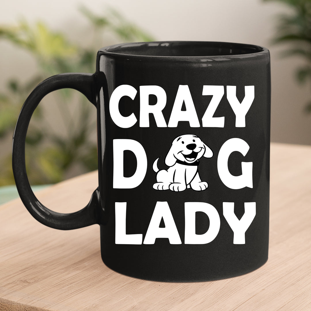 CRAZY DOG LADY-MUG