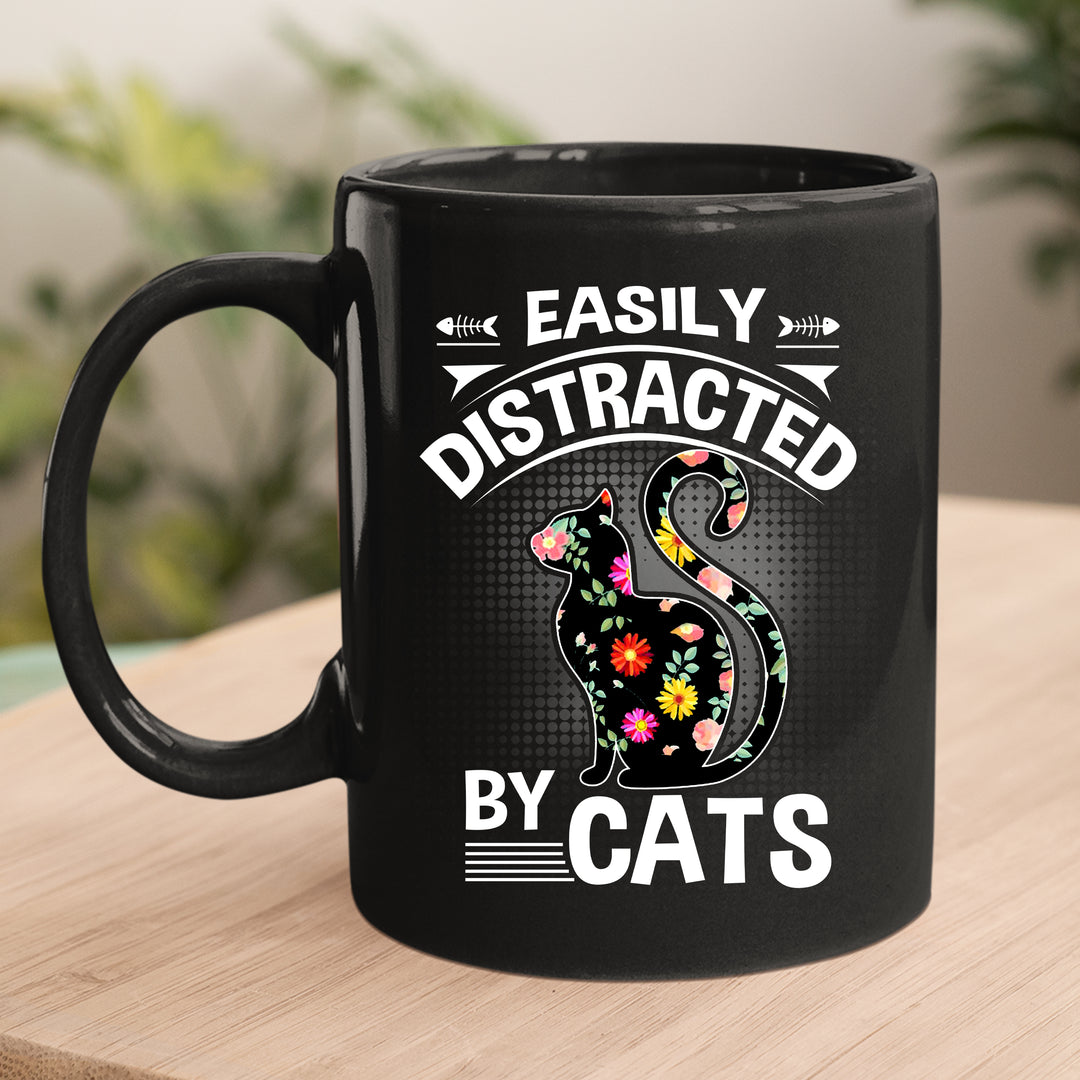 Distracted by Cats-Mug